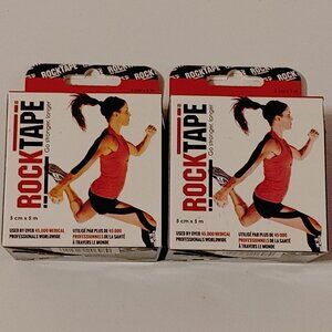 Rock Tape Original 2 Inch Water Resistant Kinesiology Tape LOGO NEW Lot  2